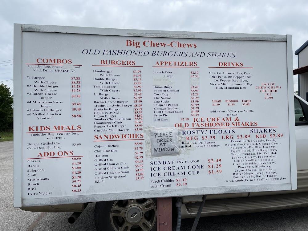 Big Chew Chew's Burgers Menu image 3