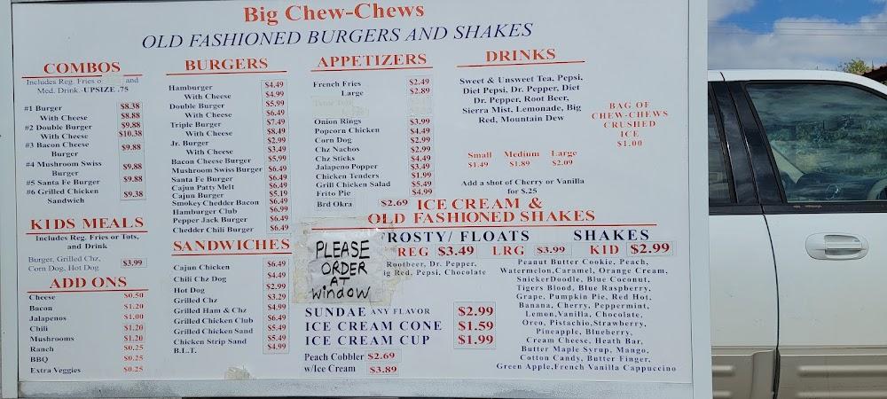 Big Chew Chew's Burgers Menu image 4